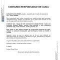 Consumo responsable de auga