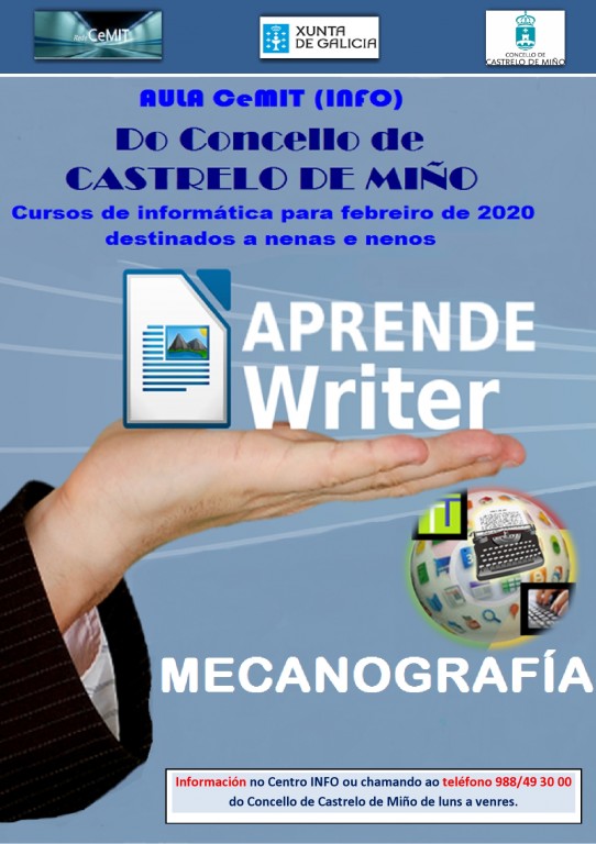Cursos de informática para o mes de febreiro na aula CeMIT (INFO) de C
